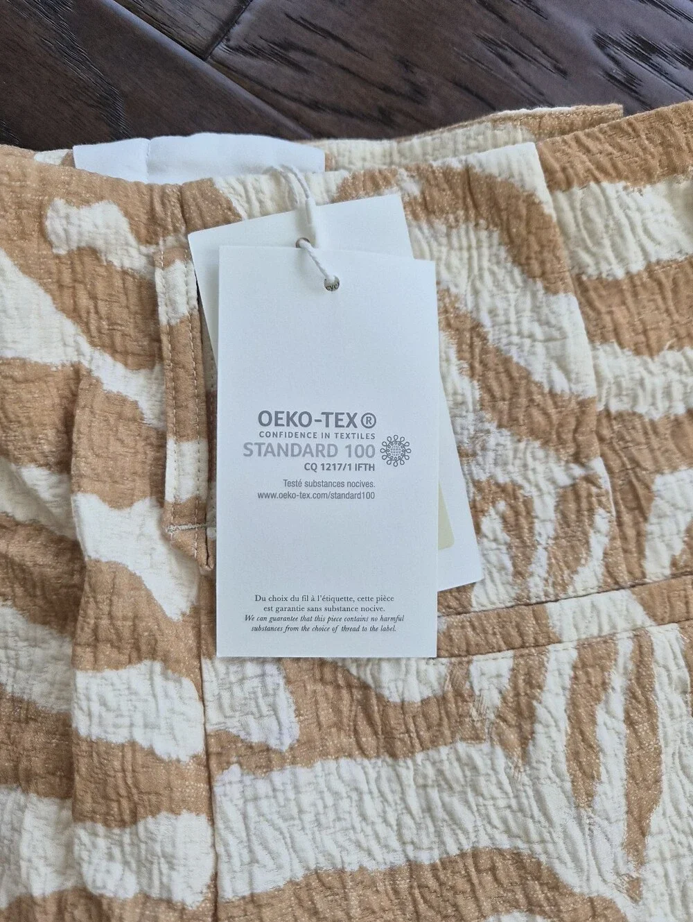 *NWT* [Sezane] Rome Shorts In Zebra, Size 42, US 10
